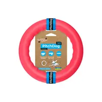 PitchDog20 кільце для собак для апортировки D=20 см - рожеве (4823089302430) 