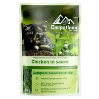 Carpathian Pet Food влажный корм для котят 80 г - с курицей в соусе (4820111141203) 