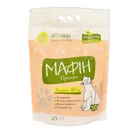 Мафін наповнювач для котячого туалету 4.5 л - бентонітовий, дрібний (4820269060012) 