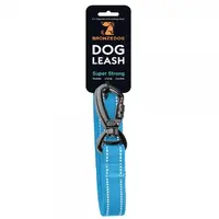 Bronzedog повідець з карабіном для собак M - брезентовий, блакитний (2007033024162)  - фото 2
