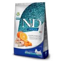Farmina N&D Low Grain OCEAN ADULT MINI OCEAN COD & ORANGE сухий корм для собак дрібних порід 800 г - з тріскою та апельсином (8010276036513) 