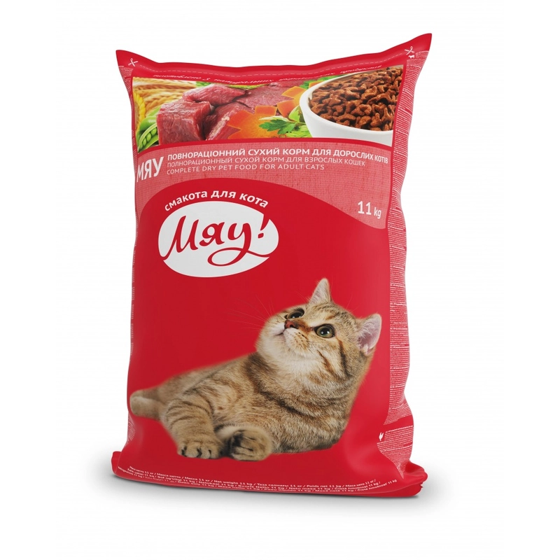 Мяу! сухий корм для котів 11 кг - з кроликом (4820083902079) 