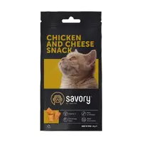 Savory Chicken and Cheese Snack ЛАСОЩІ Холістік коти (з куркою та сиром) 60 г 