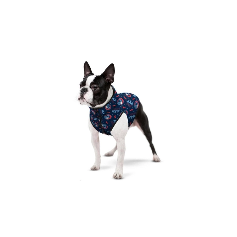 WAUDOG Clothes куртка для собак XS 30 - з малюнком Бетмен, блакитно-червоний (4823089332673)  - фото 2