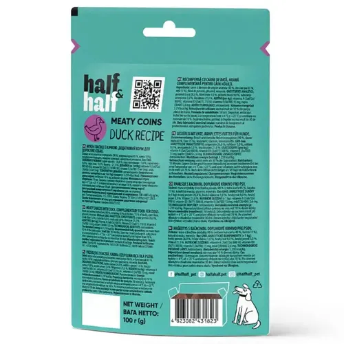 Half&Half с уткой лакомство для собак 100 г (4823082431823)