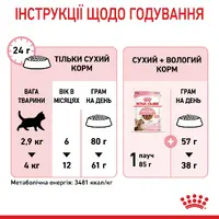 Royal Canin Kitten Sterilised сухий корм для стерилізованих кошенят 400 г (3182550805155)  - фото 3
