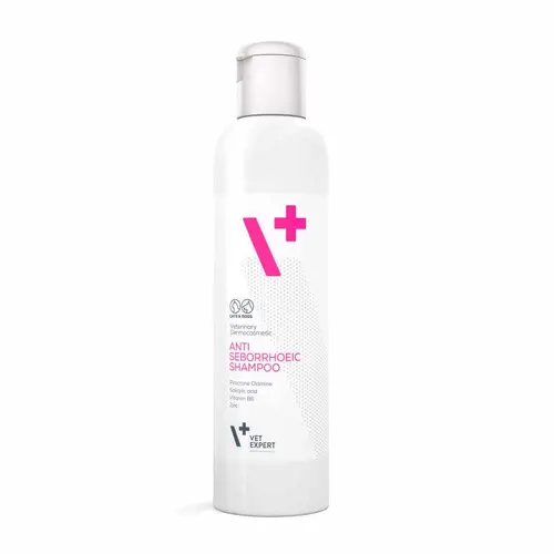 Vet Expert Antiseborrhoeic Shampoo шампунь антисеборейний для котів і собак 250 мл (5901891240542)