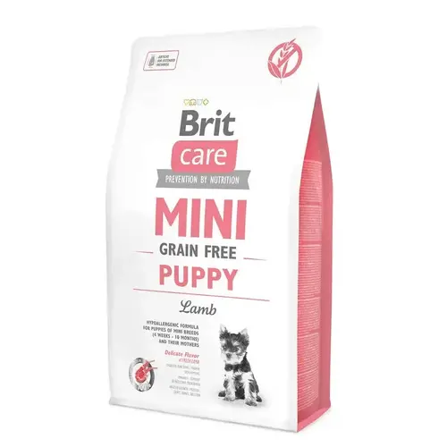 Brit Care MINI Grain-Free Puppy Lamb сухий корм для цуценят мініатюрних порід 2 кг - з ягням (8595602520138)