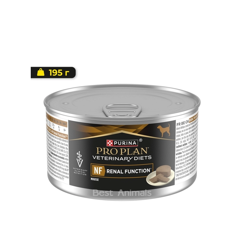 Purina Pro Plan Veterinary Diets NF Renal Function ВОЛОГИЙ КОРМ-ДІЄТА Холістік собаки (мус) 195 г 
