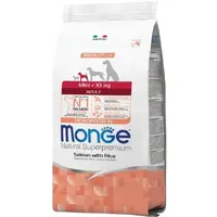 Monge MINI < 10 kg ADULT MonoProtein Salmon with Rice сухий корм для собак дрібних порід 800 г - з лососем та рисом (8009470011563) 