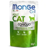 Monge Grill Adult ВОЛОГИЙ КОРМ Premium коти (з кроликом) 85 г 
