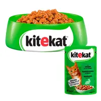 Kitekat ВОЛОГИЙ КОРМ Економ коти (з кроликом) 85 г  - фото 3