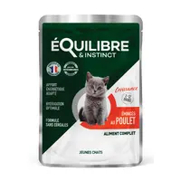 Equilibre&Instinct Poulet Kitten ВОЛОГИЙ КОРМ Економ кошенята (з куркою) 85 г 