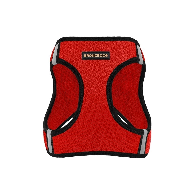 Bronzedog Mesh Vest шлея для собак S - з 3D сітки, червона (2007033026340)  - фото 2