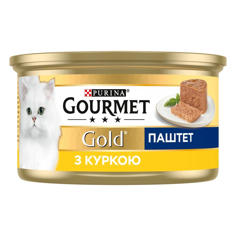 Gourmet Gold влажный корм для кошек 85 г - мусс с курицей (7613031381494)  - фото 1