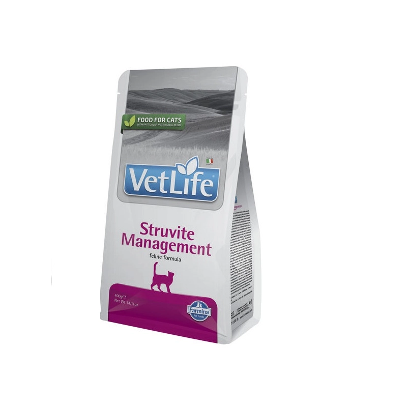 Farmina Vet Life Management Struvite СУХИЙ КОРМ Холістік коти (при рецидивах струвітних уролітів) 400 г 