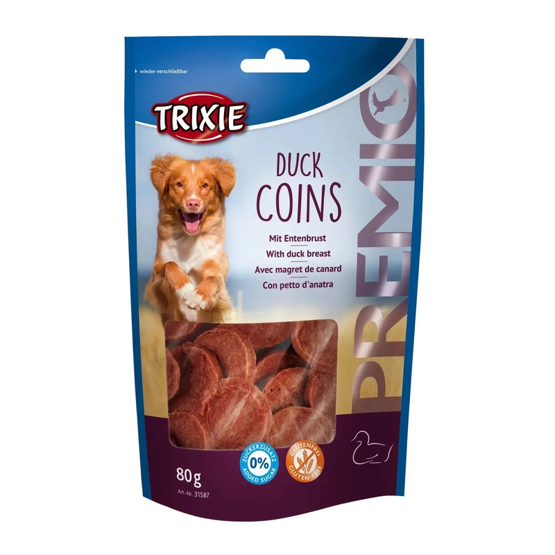 Trixie PREMIO Duck Coins ЛАСОЩІ Premium собаки (з качкою) 80 г 