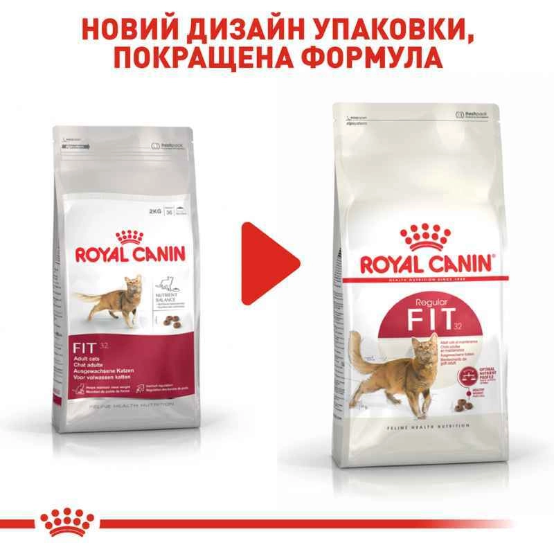 Royal Canin Fit Regular сухой корм для кошек активных 400 г (3182550702157)  - фото 6