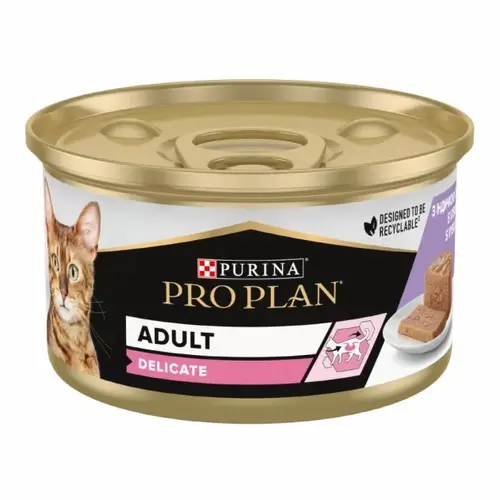 Purina Pro Plan Delicate Digestion Nutrisavour ВОЛОГИЙ КОРМ Холістік коти (з чутливим травленням) 85 г