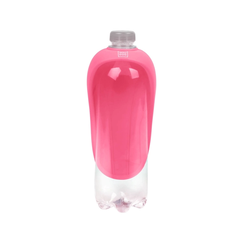 WAUDOG Silicone поїлка-насадка на пляшку 16.5х9 см - рожева (4823089356174) 