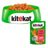 Kitekat ВОЛОГИЙ КОРМ Економ коти (з яловичиною) 85 г  - фото 3