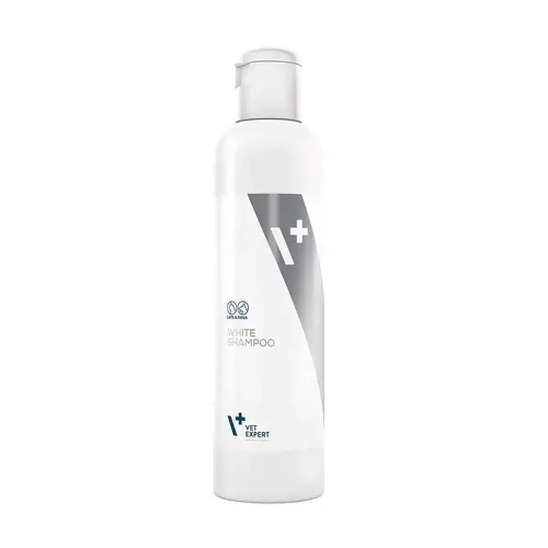 Vet Expert White Shampoo шампунь для котів і собак 250 мл - зі світлим забарвленням шерсті (5902414202207)