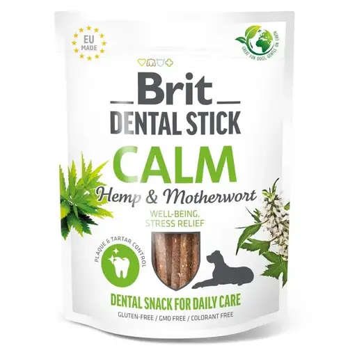 Brit Dental Stick Calm ЛАСОЩІ Супер-преміум собаки (заспокійливі) 251г