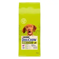 Dog Chow ADULT 1+ Lamb сухий корм для собак 14 кг - з ягням (7613034487636) 