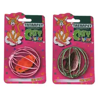 TATRAPET Caty Funny Миша в металевому шарі іграшка для котів 6 см (8585027970441) 