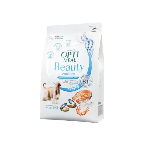 Optimeal BEAUTY PODIUM СУХИЙ КОРМ Супер-преміум собаки (для блиску шерсті з морепродуктами) 1.5 кг