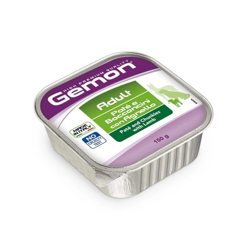 Gemon Dog Wet Adult влажный корм для собак 150 г - с ягненком (8009470300278) 
