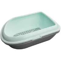 AnimAll CNR 130 туалет для кішок 57x39x23 см - під наповнювач, із сіткою, м'ятний (2000981207069) 