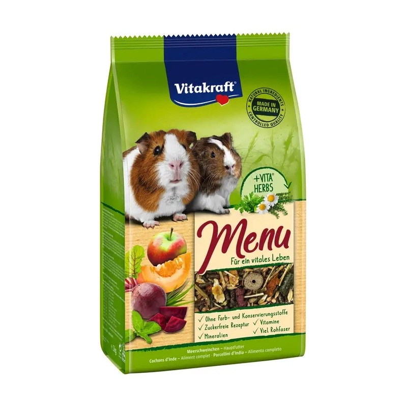 Vitakraft Menu Vital корм для морських свинок 1 кг (4008239292209) 