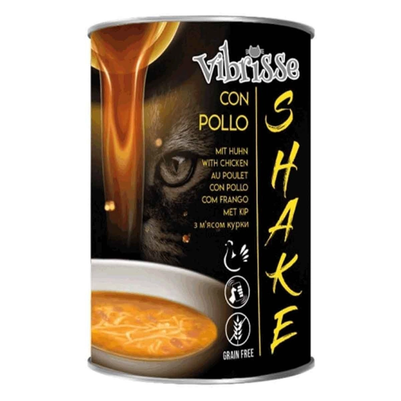Vibrisse Shake ВОЛОГИЙ КОРМ Супер-преміум коти (суп з куркою) 135 г 