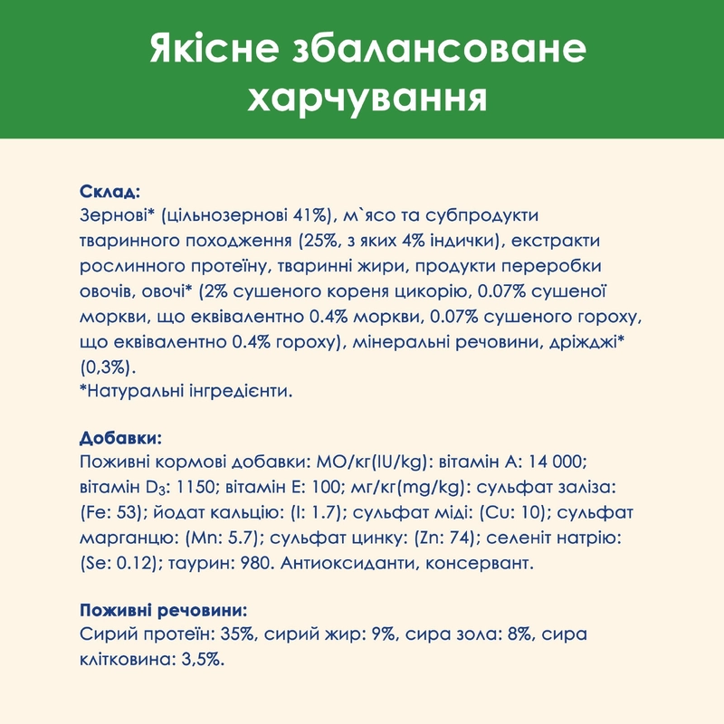 Cat Chow Sterilized сухой корм для стерилизованных кошек 1.5 кг - с индейкой (7613287329516)  - фото 3