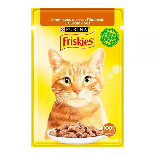 Friskies ВОЛОГИЙ КОРМ Економ коти (з індичкою) 85 г