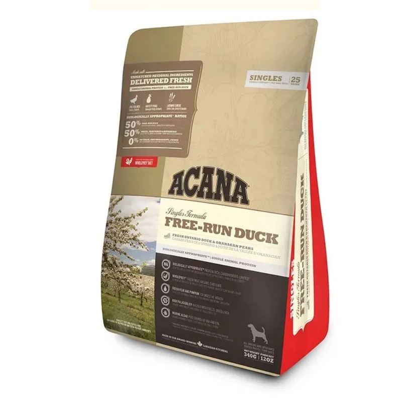 Acana ADULT Small Breed Recipe Fresh Duck сухий корм для собак дрібних порід 340 г - з качкою (0064992523350) 