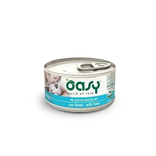 Oasy Cat вологий корм для котів 85 г - з тунцем (8053017342894)
