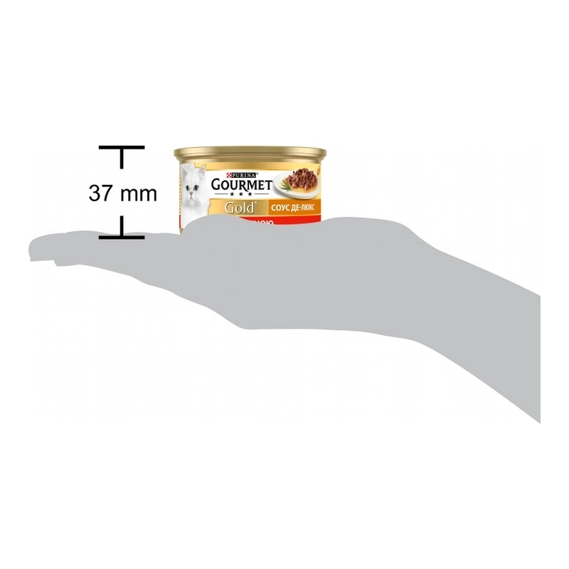 Gourmet Gold ВОЛОГИЙ КОРМ Преміум коти (з яловичиною в соусі Де Люкс) 85 г  - фото 2