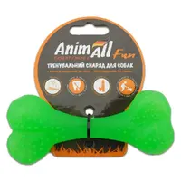 AnimAll Fun Кістка іграшка для собак 12 см - зелена (2000981167189) 