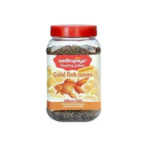 Акваріус Gold Fish Menu корм для золотих рибок 200 г - в паличках (4820079310567)