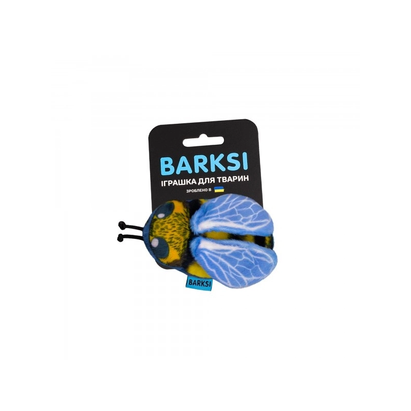 Barksi Бджілка іграшка для котів 10х6 см - з дзвіночком (2007033059744) 