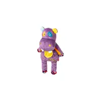 Игрушка для собак GiGwi Plush Friends Бегемот с веревками и пищалкой 34 см (4823089370033)  - фото 1