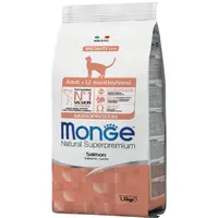 Monge Monoprotein Salmon Adult Natural СУХИЙ КОРМ Супер-преміум коти (з лососем) 1.5 кг 