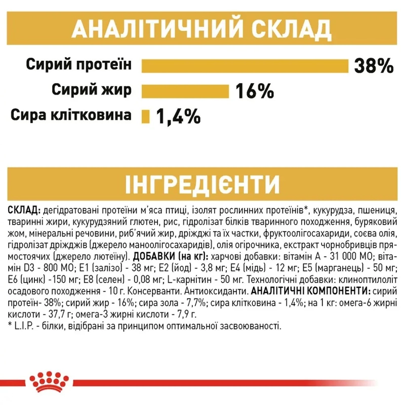 Royal Canin Siamese Adult сухой корм для кошек 400 г (3182550710671)  - фото 3
