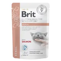 Brit VetDiet Gluten GF Renal ВОЛОГИЙ КОРМ Холістік коти (для підтримки нирок) 85 г 