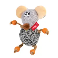 GiGwi Catch&Scratch Мишка з дзвіночком іграшка для котів 8 см (4823089351995)  - фото 1