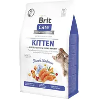 Brit Care GF Nutrition Kitten Gentle Digestion Strong Immunity сухий корм для кошенят 400 г - з лососем (8595602565030) 