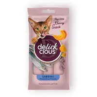 Delickcious Creamy Snack ЛАСОЩІ Premium коти (з сардиною та гарбузом) 15 г 