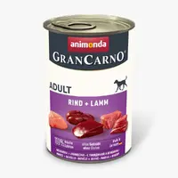 Animonda GranCarno ADULT Beef & Lamb влажный корм для собак 400 г - с говядиной и ягнятиной (4017721827331) 